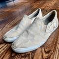 Coach Shoes | *Well Worn* Coach Slip On Shoes | Color: Tan | Size: 7