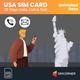 Verizon US SIM Card (4G LTE Data, 30 Days) - 3-in-1 5G Data SIM Card - Standard, Micro & Nano SIM Card - Unlimited Calls & SMS to US, Hawaiian Mobiles & Landlines