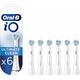 Oral-B iO Ultimate Clean Electric Toothbrush Head, Twisted & Angled Bristles for Deeper Plaque Removal, Pack of 6, Suitable for Mailbox, White