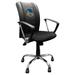 Black Golden State Warriors Logo Curve Task Chair