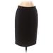 MICHAEL Michael Kors Casual Skirt: Black Solid Bottoms - Women's Size 4