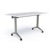 Compel Mobius Training Table w/ Casters Wood/Steel in White | 29 H x 60 W x 30 D in | Wayfair MOB-6030-WHT