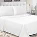 Latitude Run® Mitchell 300 Thread Count Standard Cotton Percale Sheet Set Cotton Percale in White | Queen | Wayfair