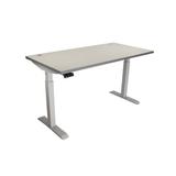 Inbox Zero Lift it Electric Height Adjustable Standing Desk Wood/Metal in Gray | 60 W x 30 D in | Wayfair E12DD5E76DA949B69D8D09C8FDC2F8C6