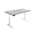 Inbox Zero Lift it Electric Height Adjustable Standing Desk Wood/Metal in Gray/White | 60 W x 30 D in | Wayfair DFE7519F1DEA4228B1085EB38E520B1A