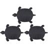 Esschert Design - Pas japonais motif tortue Lot de 3 - Noir