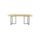 Grande table en bois beige