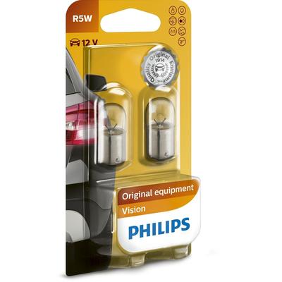 PHILIPS R5W BA15s (2 Stk.) Glühlampe, Kennzeichenleuchte,Glühlampe, Kofferraumleuchte,Glühlampe, Park-/Positionsleuchte,