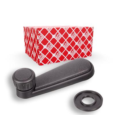 FEBI BILSTEIN Fensterkurbel febi Plus vorne links schwarz für VW 191837581LN8 191837581LY5 191837581 17842 Image