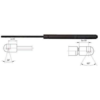 METZGER Gasfeder, Koffer-/Laderaum 580N für CITROËN 8731.T0 8731.T1 8731.P4 2110472 Image
