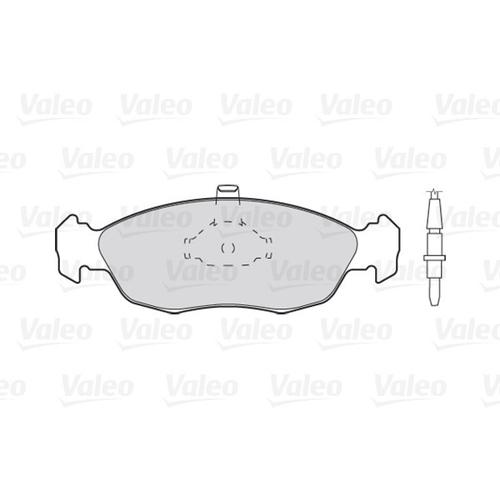 VALEO Bremsbelagsatz, Scheibenbremse FIRST vorne rechts links für PEUGEOT CITROËN 4254-50 425316 425304 301038