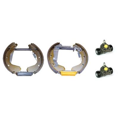 BREMBO Bremsbackensatz KIT & FIT hinten rechts links vormontiert für OPEL K 59 027