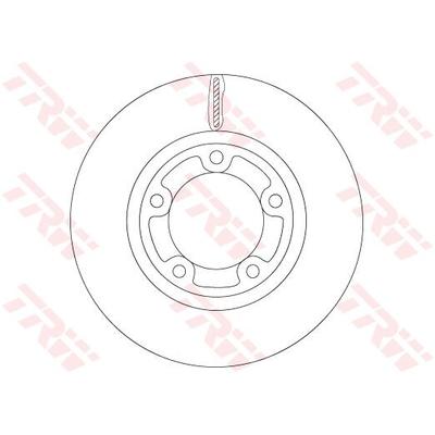 TRW Bremsscheibe vorne rechts links belüftet 278mm für KIA 51712-4E000 DF6712