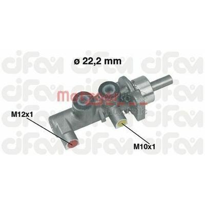 METZGER Hauptbremszylinder CIFAM 22,2mm für OPEL 558078 0558078 03495064 202-380