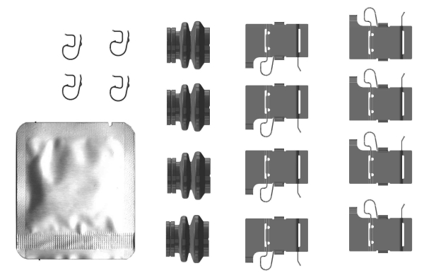 TEXTAR Zubehörsatz, Scheibenbremsbelag hinten rechts links 82555200 Image