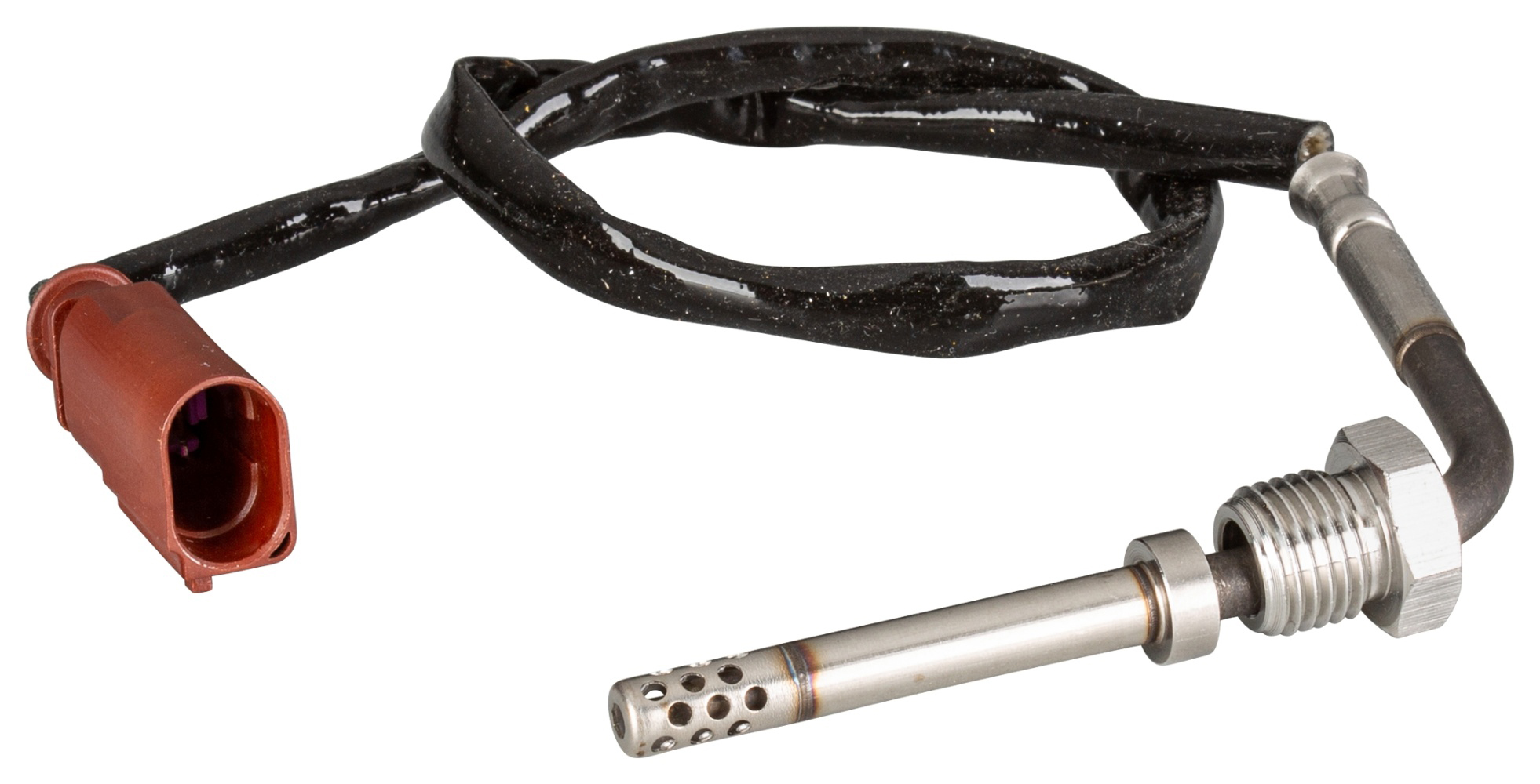 HELLA Sensor, Abgastemperatur 6PT 010 376-171 geschraubt für SKODA VW SEAT AUDI 03L906088FG 03L906088P Image