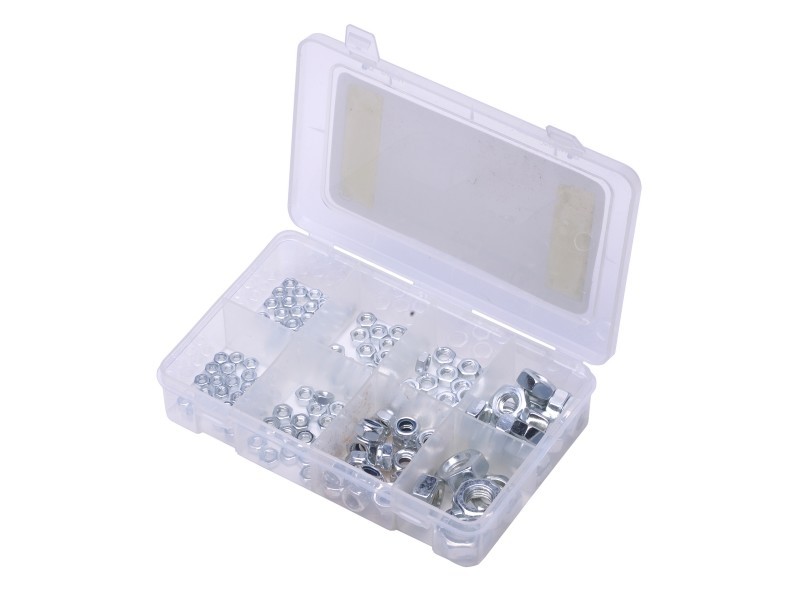 SWSTAHL Muttern-Sortiment, 150-tlg. Sortiment, Schrauben S8068 Image