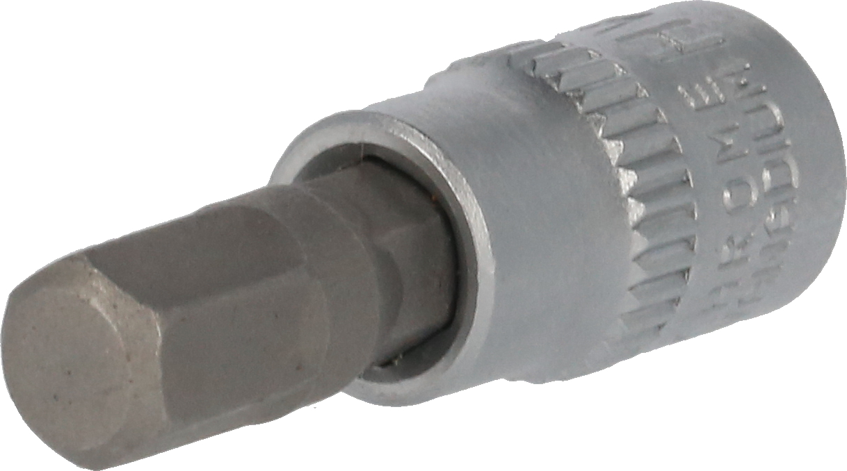 BRILLIANT TOOLS Steckschlüsseleinsatz 1/4 Innensechskant Bit-Stecknuss, 7 BT020824