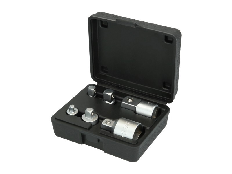 Brilliant Tools Adapter-Satz, 6-tlg. Steckschlüsselsatz,Vergrößerungs-/Reduzieradapter-Satz, Knarre BT024006 Image