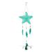 CoTa Global Aqua Starfish Hanging Sea Glass Wind Chime - 32.68 Inch