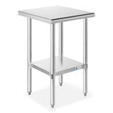 18 x 24 Inch NSF Stainless Steel Commercial Prep Table by GRIDMANN