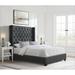 Picket House Furnishings Arden King Tufted Upholstered Bed in Natural