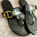 Tory Burch Shoes | Brand New Tory Burch Thong Sandals Size 7.5 | Color: Black | Size: 7.5