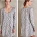 Anthropologie Dresses | Anthro Saturday Sunday Mercer Tunic Dress Bookend Swing Chemise Knit Blue White | Color: Blue/White | Size: S