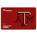 Texas A&M Aggies Fanatics eGift Card ($10 - $500)
