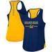 Women's Colosseum Navy Cal Bears Sachs 2-Hit Scoop Neck Racerback Tank Top