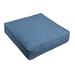 Wade Logan® Indoor/Outdoor Seat Cushion Polyester in Blue | 30 W x 27 D in | Wayfair B35D61FE8A604EAFA5663EA196B3B64F