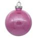 The Holiday Aisle® Clear Ornament w/ Glitter Interior in Pink | 6 H x 6 W x 2.33 D in | Wayfair F4C6FCC763BA44109F17EA19ACAF8C87