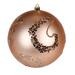 The Holiday Aisle® Matte Sequin Swirl Ball Ornament Plastic in Brown | 4 H x 4 W x 4 D in | Wayfair 70F9474A5FCB4512A2D8CAF2C162A7B4