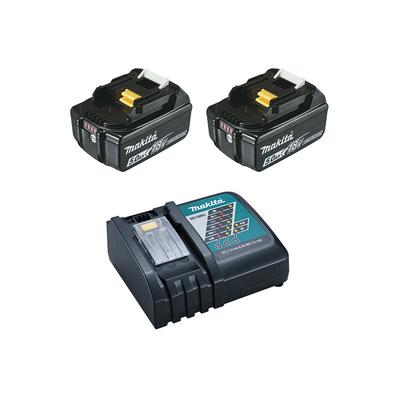 Makita - Pack 2 Akkus BL1850B + Ladegerät DC18RC - 197570-9 Image