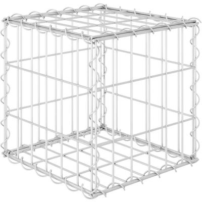 Würfel-Gabionen-Hochbeet Stahldraht 30x30x30 cm Vidaxl Image