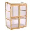 Wooden Garden Portable Greenhouse Raised Plants Protection - 30.0''x22.5''x43.0''