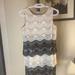 Jessica Simpson Dresses | Jessica Simpson Lace Dress Size 2. | Color: Black/White | Size: 2