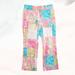 Lilly Pulitzer Pants & Jumpsuits | Lily Pulitzer Vintage Patchwork Capri Pants Size 2 | Color: Blue/Pink | Size: 2