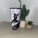 Disney Other | Marvel Shang-Chi Metal Cup With Straw And Cleaning Brush | Color: Black/Silver | Size: Os