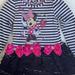 Disney Dresses | Disney Girls Long Sleeve Minnie Mouse Dress | Color: Black/White | Size: 18mb