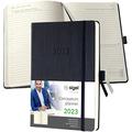 SIGEL C2310 Daily planner Conceptum 2023 - approx A5 - black - hardcover - 1 page = 1 day - 400 S