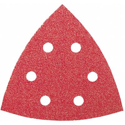 Accessories 2609256A50 Deltaschleifpapier mit Klett, gelocht Körnung (num) 80 Eckmaß 93 mm 5 - Bosch