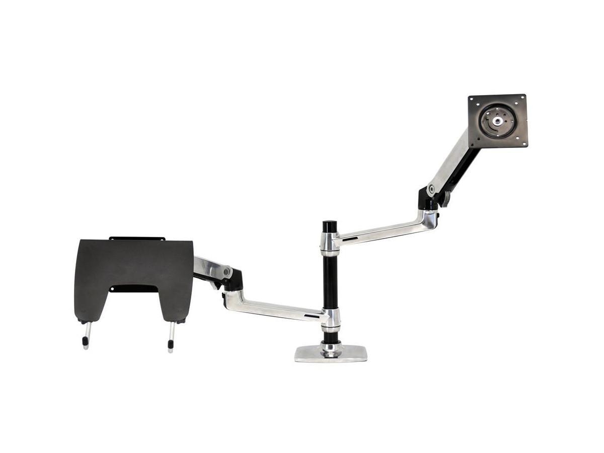 Ergotron LX Dual Tischhalterung Monitore und Notebookablage (45-248-026) Image