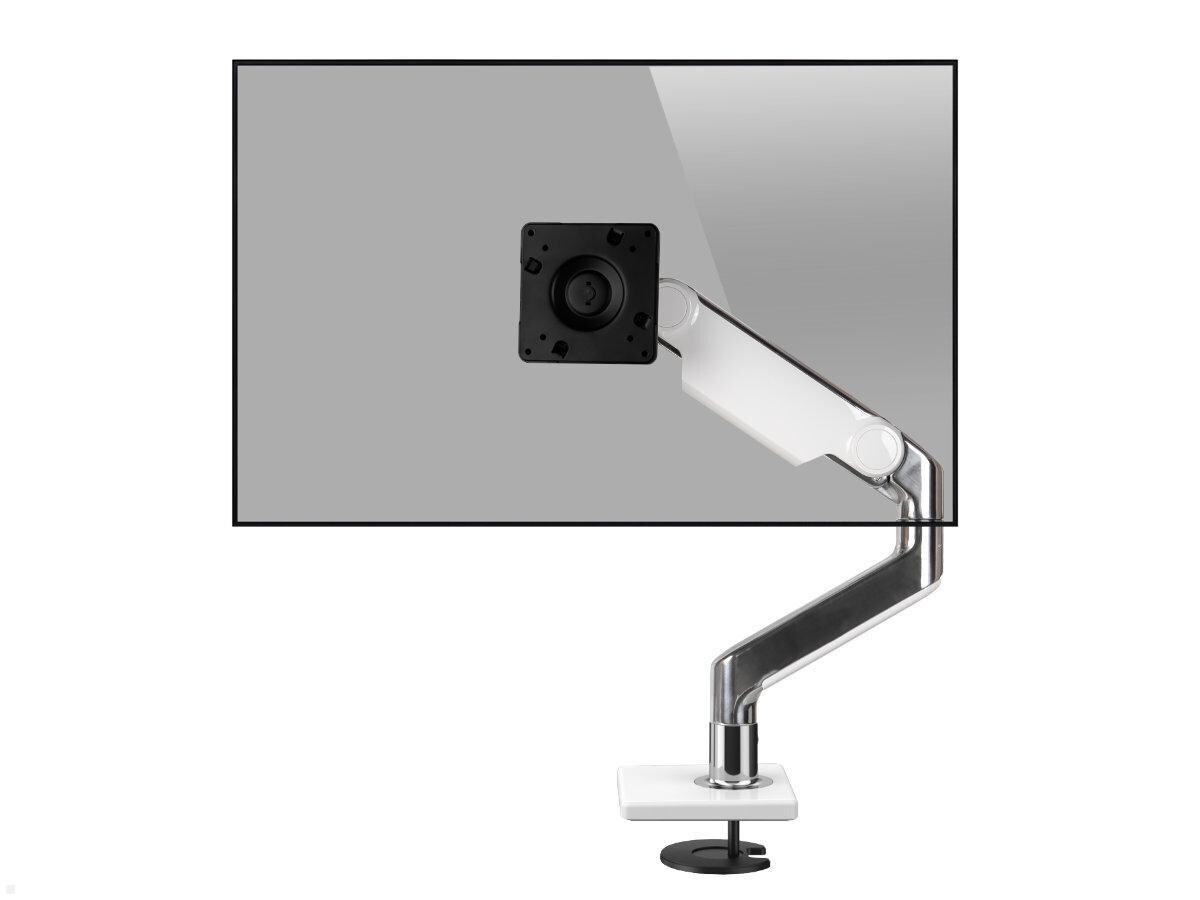 Humanscale M8.1 Monitor Tischhalterung Durchschraub schräg, weiß Image