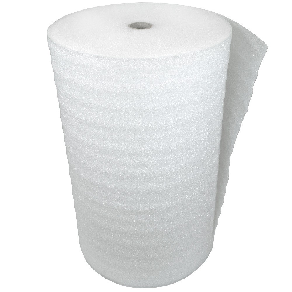 KK Verpackungen Trittschalldämmung 1000 m² 3 mm PE Schaum Laminat Parkett Unterlage Image