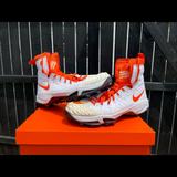 Nike Shoes | Mens Size 17 Wide Nike Force Savage Elite Td Rubber White Orange Football Cleats | Color: Orange/White | Size: 17 Wide