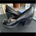 American Eagle Outfitters Shoes | Mary Jane Platform Chunky Heels Vtg American Eagle Dedra Black Shoes Size 6 M | Color: Black | Size: 6