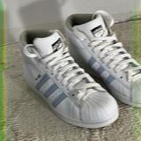 Adidas Shoes | Adidas Pro Model Size 6 1/2 No Insole | Color: Blue/White | Size: 6.5