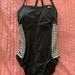 Nike Swim | Girls L Nike One Piece Swimsuit Gently Used. | Color: Black/White | Size: Lg