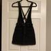 Free People Dresses | Free People Black Mini Overall Dress | Color: Black | Size: 0